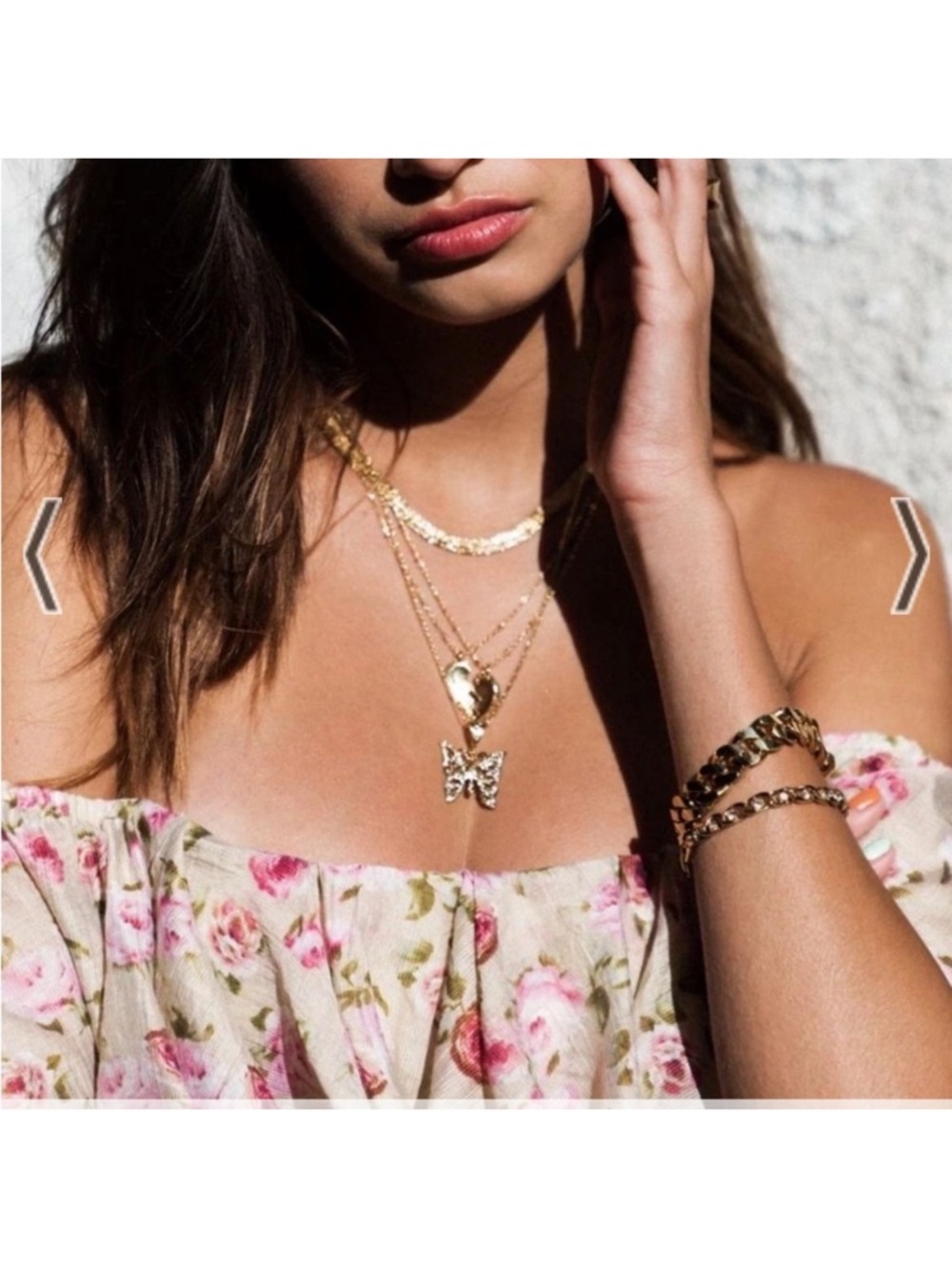 Vanessa Mooney Joelyn Ruffle Off Shoulder Floral Mini Dress Size M - Picture 6 of 6